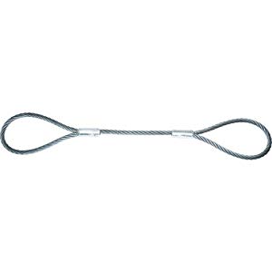 TRUSCO トラスコ中山 TRUSCO ワイヤーロープスリング Aタイプ アルミロック 18mmX5m code:8191709