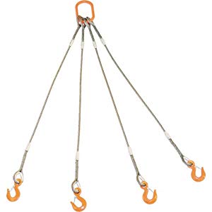 TRUSCO トラスコ中山 TRUSCO 4本吊りWスリング フック付き 9mmX2m code:8191729