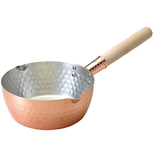 田辺金具 あったか銅の雪平鍋18cm  4406