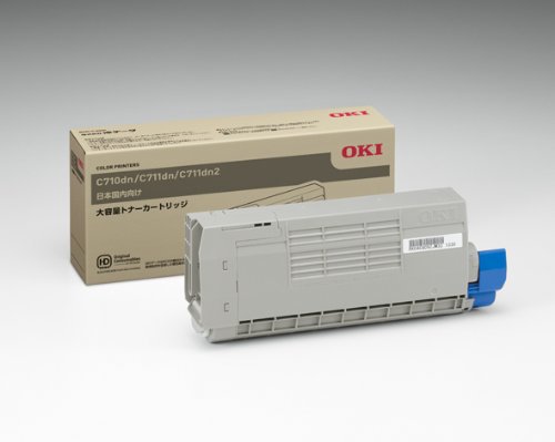 OKI 沖電気 OKI 大容量トナーカートリッジ シアン C711dn C710dn用 TNR-C4GC2の通販は