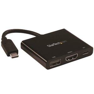 STARTECH.COM USB-C - HDMIアダプタ 4K USB電源供給対応 CDP2HDUACP(CDP2HDUACP)