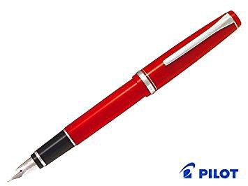 PILOT パイロット 万年筆 エラボー レッド 太字・軟 FE-18SR-R-SB