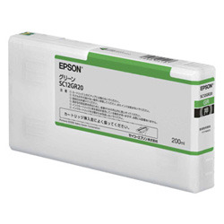 EPSON エプソン インクカートリッジ(グリーン/200ml)(SC12GR20)