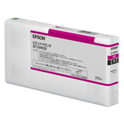 EPSON エプソン インクカートリッジ(ビビッドマゼンタ/200ml)(SC12VM20)の通販は 7,997円