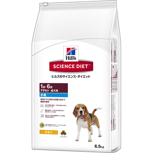 Hill’s Pet Nutrition [日本ヒルズ] サイエンス・ダイエット アダルト 小粒 成犬用 6.5kg (-) 6,790円