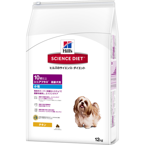 Hill’s Pet Nutrition サイエンスダイエット シニアプラス小粒高齢犬用 12kg (884462)
