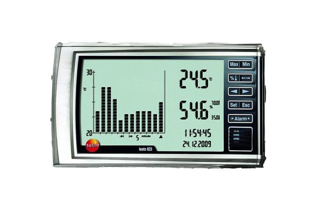 テストー testo623 高精度卓上式グラフィック温・湿度計 0560 6230 1個