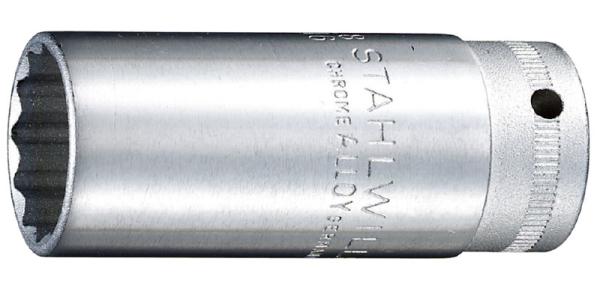 STAHLWILLE(スタビレー) 46-18 (3/8SQ)ディープソケット (12角)(02020018) 46-18