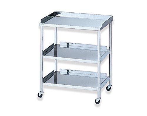 アズワン 器械卓子(枠付き)3段3方 B 600×450×800mmNCNN313-0556030-1582-04の通販は