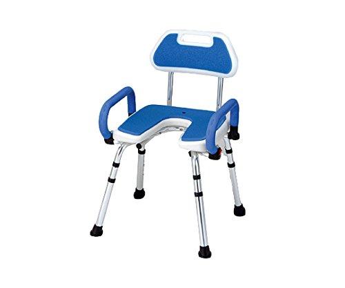 アズワン シャワーいす (可動式ひじ掛け/座面Uタイプ)NC172260-8073-02の通販は