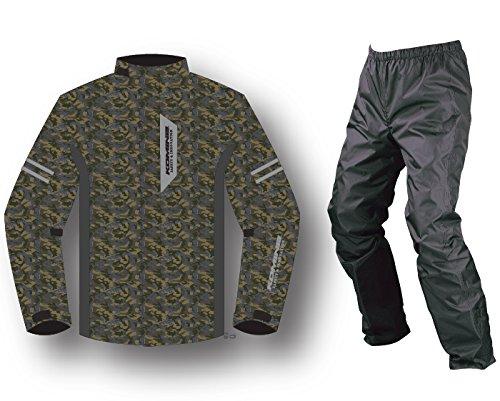 KOMINE(コミネ) RK-539 ブレスターレインウェアFIATOカモ4XLBの通販は