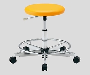 アズワン カラフルラウンドチェア(足掛リング有り) LRC-ORNCGL1329962-672-04