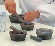 アズワン (AS ONE) メノー乳鉢 浅型 110×130×33 乳棒付き1セット6-546-15の通販は