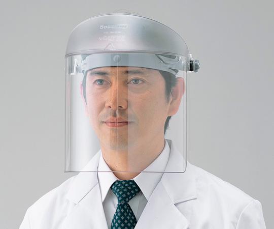 アズワン 保護面 上面ガード 防曇加工 (耐薬)1個1-7692-01