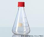 アズワン ネジ口三角フラスコ 250mL PBTキャップ(GL32)NC3-7119-013-7120-02