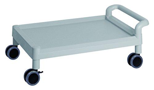 アズワン モバイルイージーカート(トールタイプ/ワイド32)グレー 1段 ME32M 1個