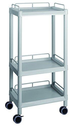 アズワン モバイルイージーカート(トールタイプ/レギュラー31)3段 グレー ME31H   1個の通販は