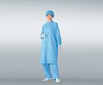 アズワン 無塵衣AS207C男女兼用 ブルー LLNCGH0387096-7591-02