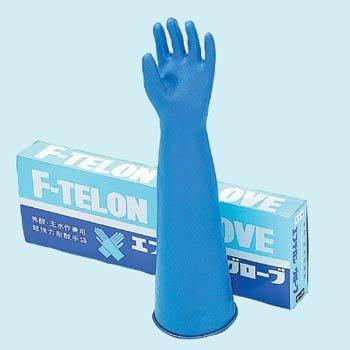 ハナキゴム エフテロングローブ(弗酸・王水等強酸用手袋) 女子用 ロング B-22L 1双入NCG1366036-929-02