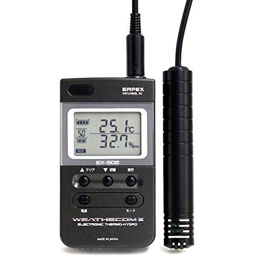 エンペックス (EMPEX) エンペックス ウェザーコムII 日本製 高性能デジタル温度・湿度計 EX-502
