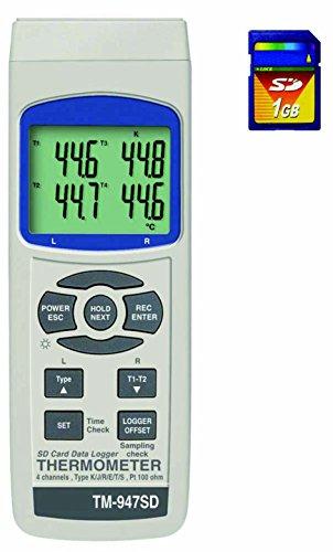マザーツール データロガー温度計 TM-947SD1個1-1450-01