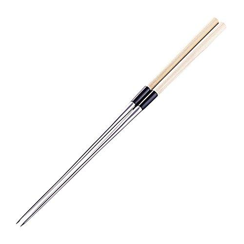 エムテートリマツ 白木柄盛箸(水牛桂柄付)12cm 箱なしの通販は