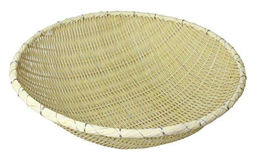 萬洋 竹製藤巻揚ザル48cm【AAG4802】