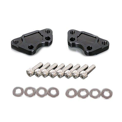 アクティブ(ACTIVE) アクティブ ACTIVE キャリパーサポート [BLK] (BREMBO 40mm＆STDローター径) HARLEY XL883/1200/DYNA 00-13 W-DISC(スポーク車不可) 1470072B