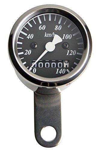 グッズ(GOODS) 機械式ミニスピードメーター φ48mm ブラックパネル トリップ無 1:5の通販は 8,348円