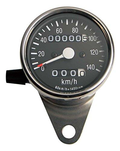 グッズ(GOODS) 機械式スピードメーター φ60mm ブラックパネル トリップ付き 1:5 8,324円