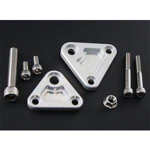 PMC(ピーエムシー) PMC DRAFT (ドラフト) エンジンマウントキット Z750-1000 シルバー 前/2PC (74-3012)の通販は