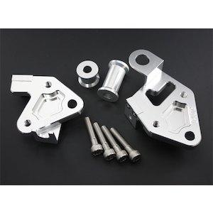 PMC(ピーエムシー) PMC DRAFT (ドラフト) エンジンマウントキット MKII 銀 後/2PC (74-3122)の通販は 13,628円