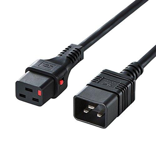 SANWASUPPLY サンワサプライ 抜け防止ロック電源コード  APW15-C20C19LK03 1本 7,453円