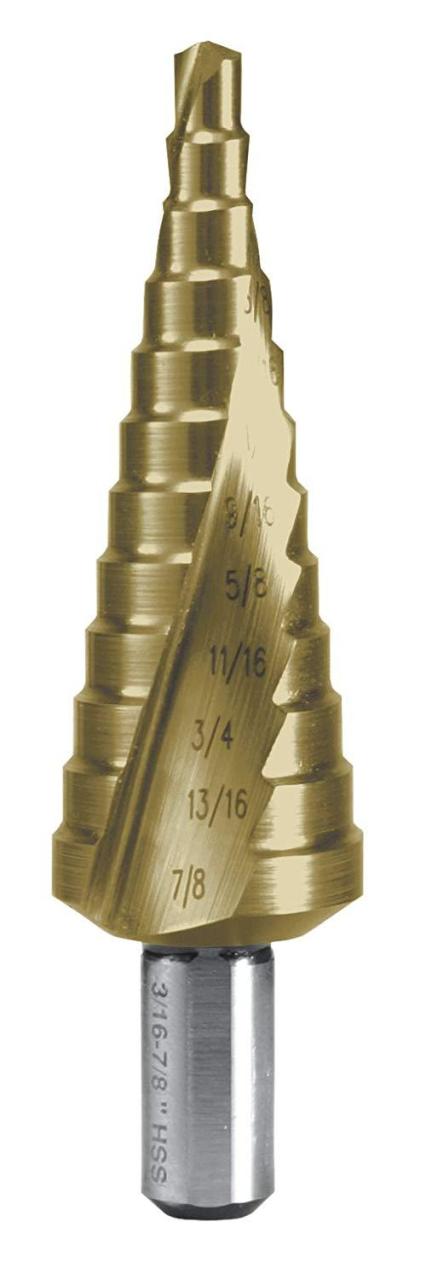 ルコ 101704TRUKO 2枚刃スパイラルステップドリル 7/8 チタン7660341