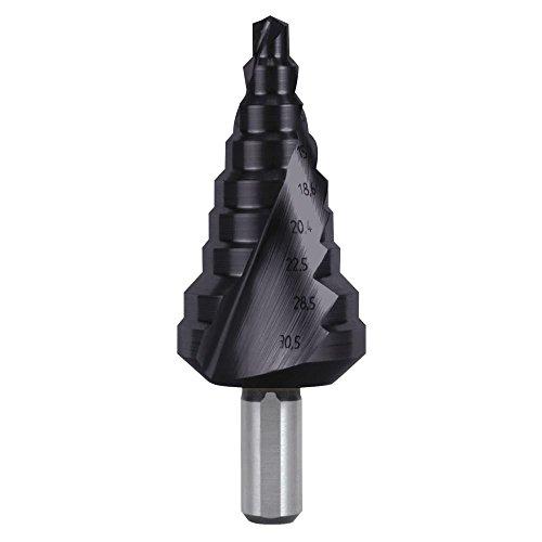 ルコ 101098FRUKO 2枚刃スパイラルステップドリル 30.5mm チタンアルミニウム7660057