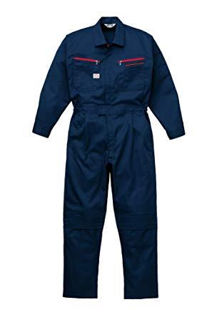 山田辰 1280NB4LAUTO-BI ツナギ服 4Lサイズ ネイビー8363759