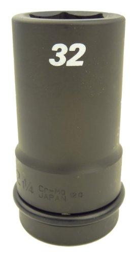 フラッシュツール 11WAU32FPC インパクト ロングソケット差込角25.4mm対辺32mm1.1/47695772