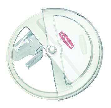 Rubbermaid Commercial Products 9G7601ラバーメイド ブルートコンテナ用スライド式フタ、スクープセット ホワイト8194633