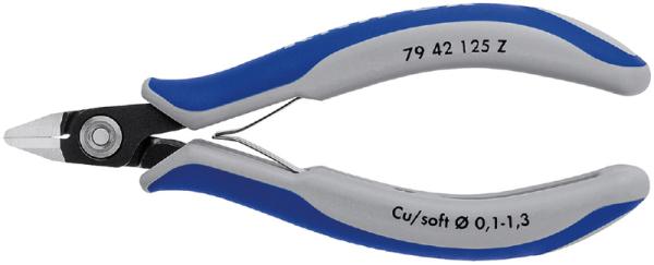 クニペックス KNIPEX 7942-125Z エレクトロニクスニッパー 7942-125Z