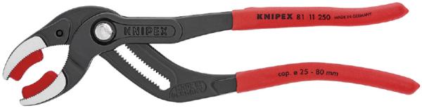 クニペックス KNIPEX 8111-250 パイププライヤー(プラスチックアゴ付)(SB) 8111-250