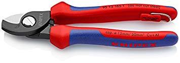 クニペックス KNIPEX 9512165TKNIPEX ケーブルカッター(落下防止ツール付き) 165mm8368963
