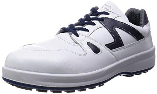 シモン 安全靴 (短靴) 8611 白/ブルー 23.5cm 8611 シロ/ブルー 23.5cm 1足