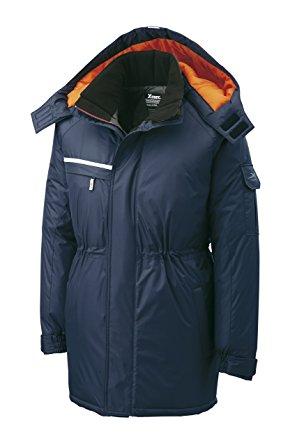 58110Lジーベック 581581防水防寒コート 紺 L7639392