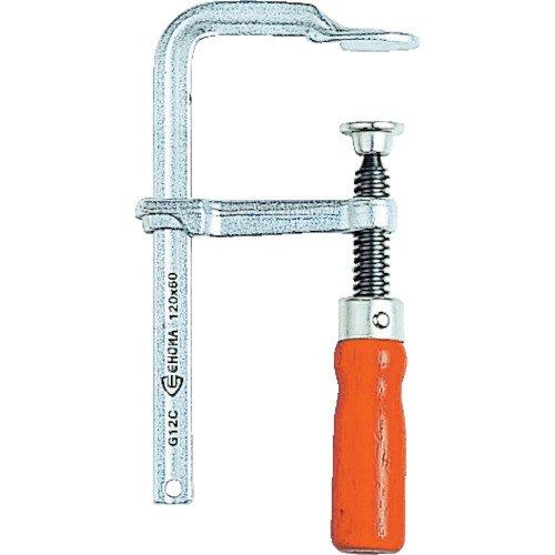 TRUSCO トラスコ中山 G60C12TRUSCO エホマクランプ 木ハンドル 最大口開600mm深さ120mm8566710