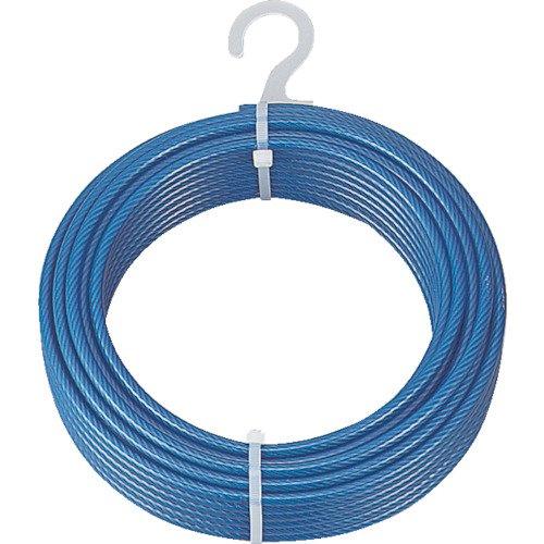 TRUSCO トラスコ中山 CWP8S10TRUSCO メッキ付ワイヤーロープ PVC被覆タイプ Φ8(10)mmX10m8560812