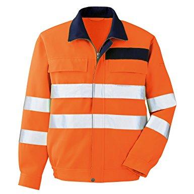 ミドリ安全 高視認 ブルゾン オレンジ L VE 325-UE-L 1着