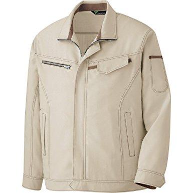 VE520UE4Lミドリ安全 ベルデクセル 男女ペア 交織ストレッチジャンパー VE520上 4L8356961