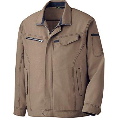 VE524UELミドリ安全 ベルデクセル 男女ペア 交織ストレッチジャンパー VE524上 L8357000