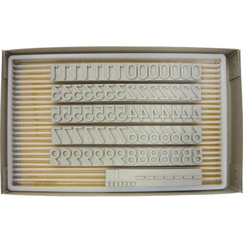 山崎産業 K526テクノマーク 活字YC-10(数字セット)8192197