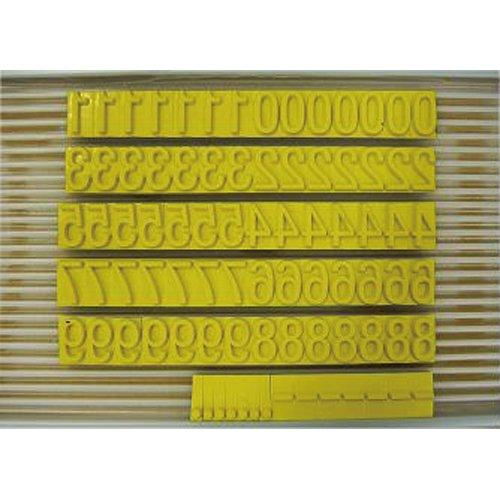 山崎産業 K812テクノマーク 活字SC-6(数字セット)8192200の通販は 6,971円